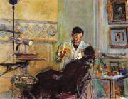 Edouard Vuillard Dr.Georges Viau in His Office Treating Annette Roussel oil painting picture wholesale
